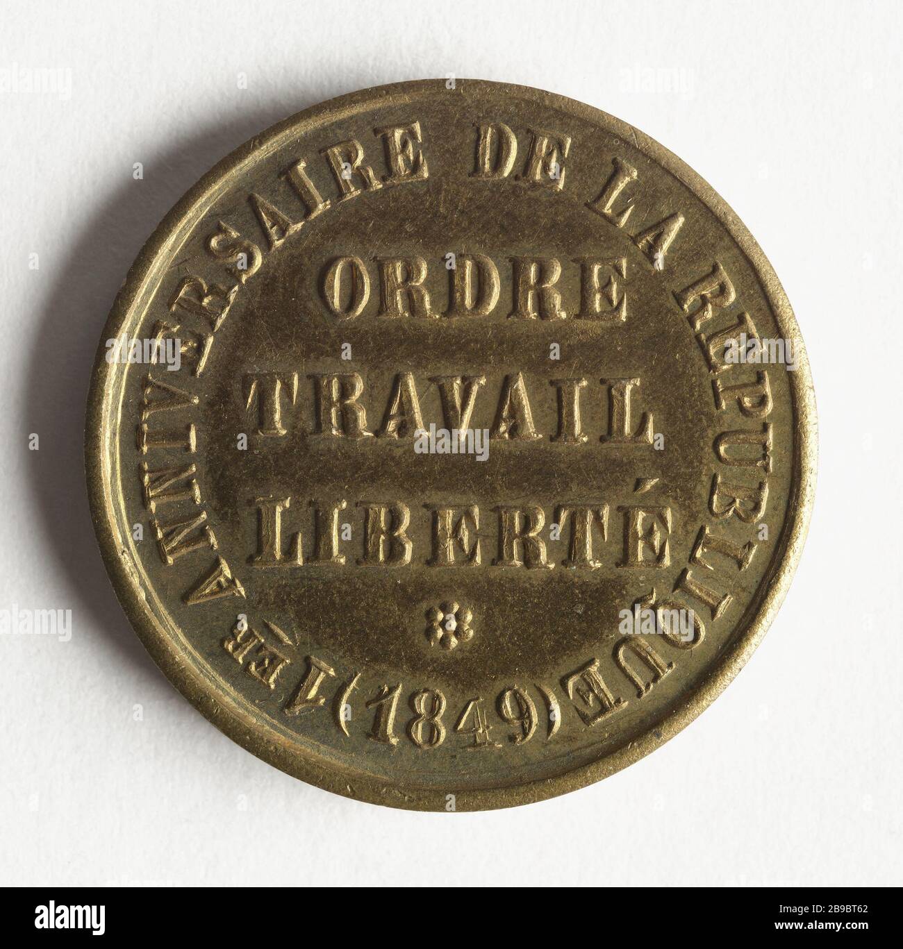 Governo provvisorio del 1848, febbraio 24 - maggio 9; primo anniversario della seconda Repubblica, 1849 (titolo fittizio) Anonyme. Gouvernement provisoire du 24 février au 9 mai 1848. Premier anniversaire de la IIème République, 1849 (Apers). Parigi, musée Carnavalet. Foto Stock