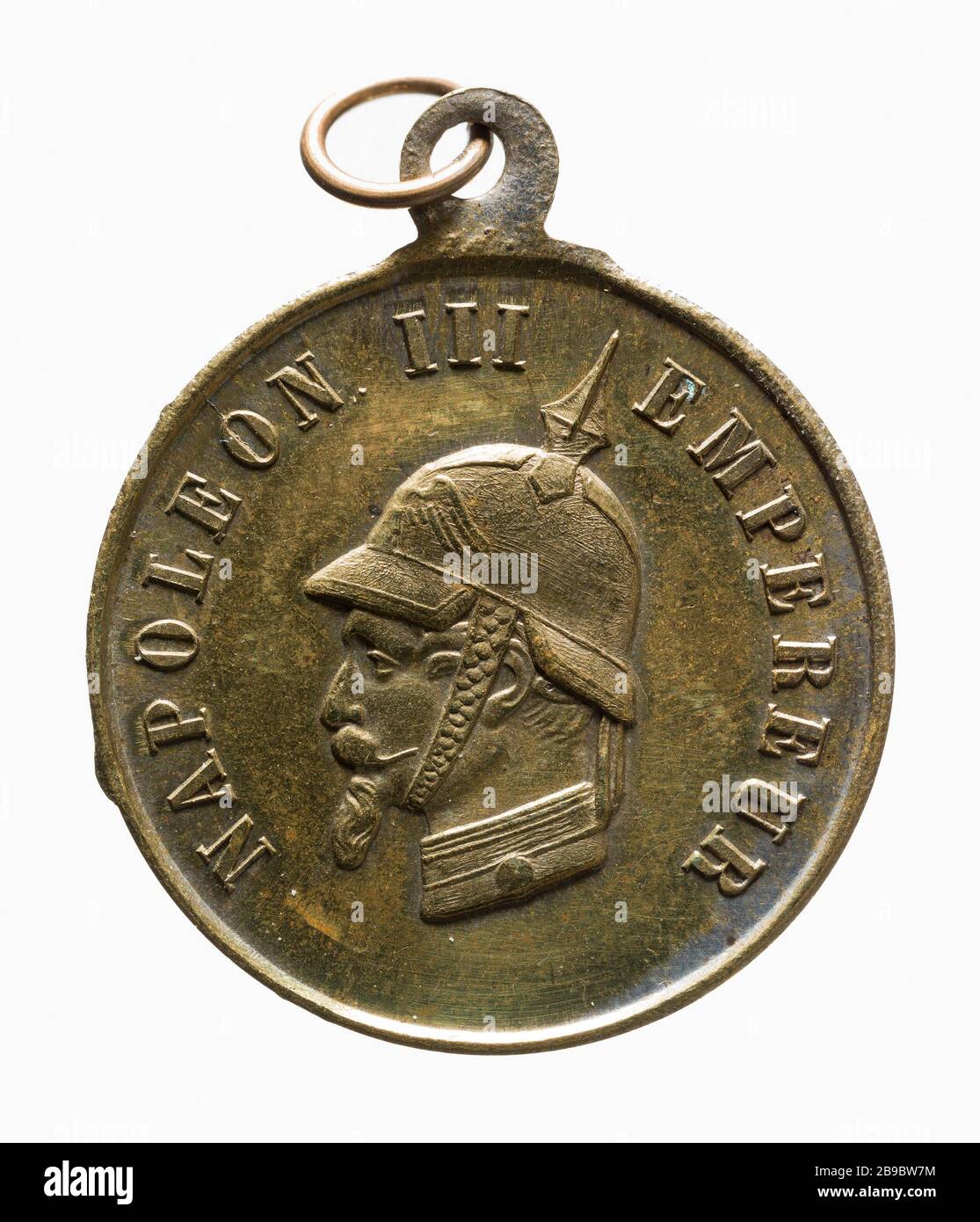 Ricorda Sedan, settembre 1870 (titolo fittizio) souvenir de Sedan, settembre 1870. Bonaparte, Louis-Napoléon, empereur des Français (dit Napoléon III). Laiton, 1870. Parigi, musée Carnavalet. Foto Stock