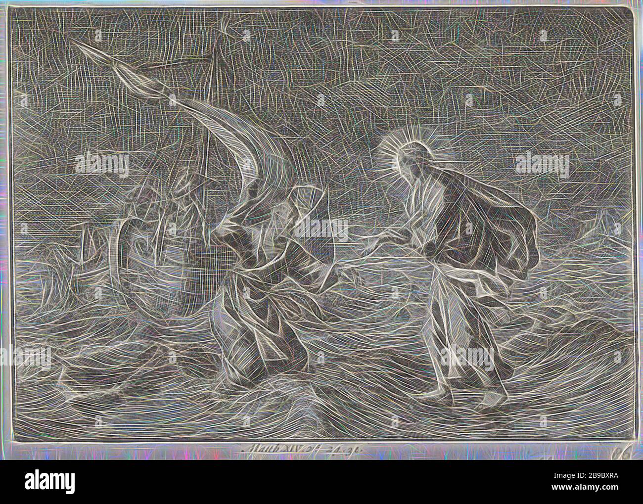 La Tempesta Sul Mare Di Galilea La tempesta sul mare di galilea immagini e fotografie stock ad alta