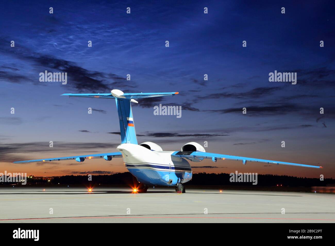 An-72 aereo di trasporto militare del servizio di sicurezza federale, Russia. Foto Stock