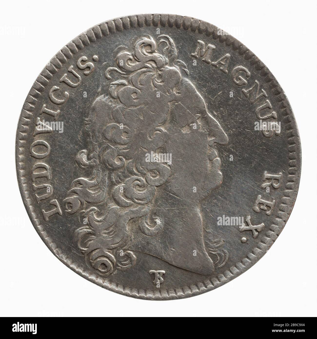 Sainte-Madeleine-en-la-Cité, 1710 'Mainte-en-la-Cité, 1710'. Argent. 1710-1710. Parigi, musée Carnavalet. Foto Stock