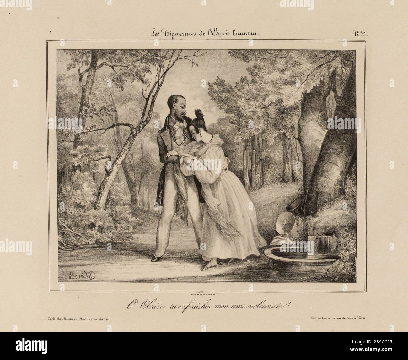 Claire o avete rinnovato la mia anima vulcanisée !! / N. 2 (titolo registrato) |. Le striature della mente umana (nel suo insieme) Foto Stock