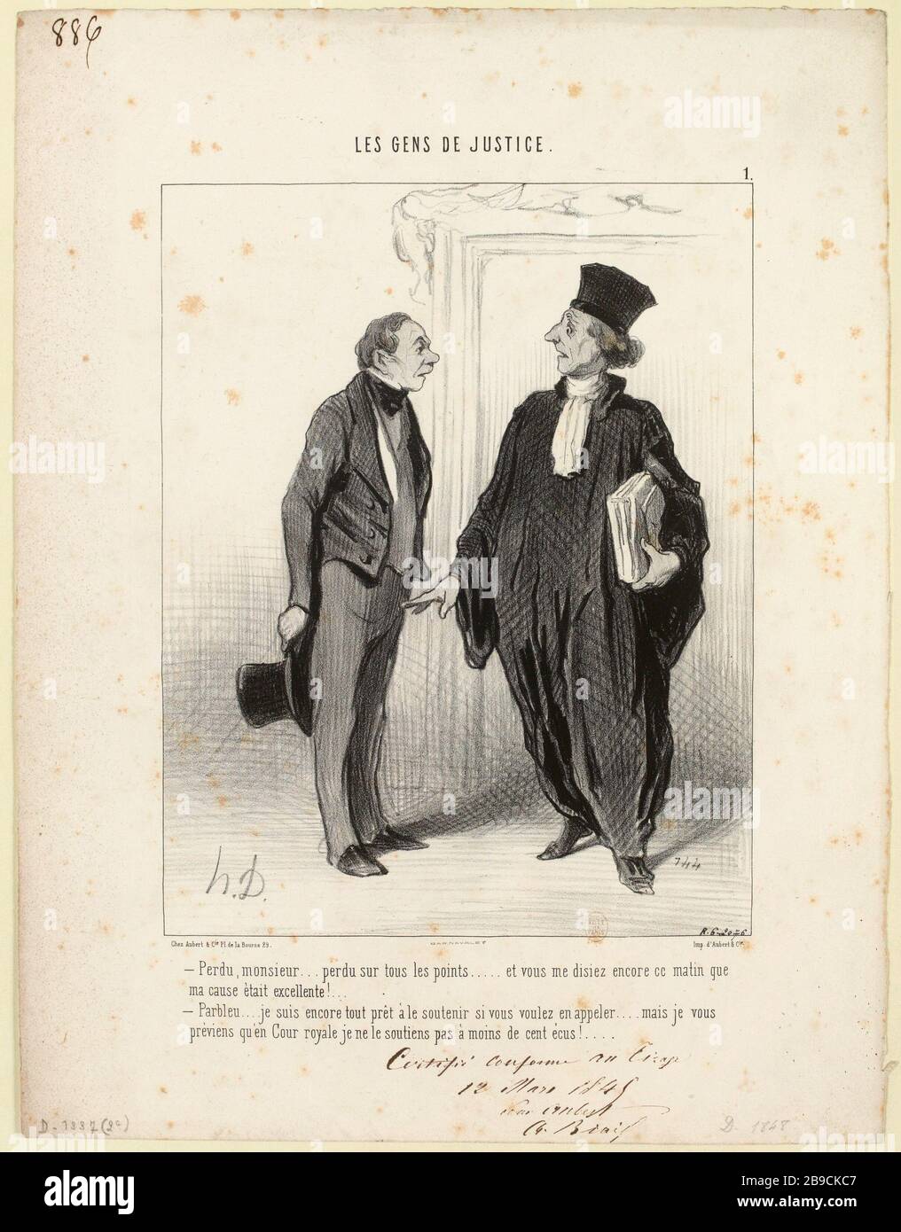 Perso, signor [...] / No. 1 (titolo registrato) | persone di giustizia (sotto tutti) Foto Stock