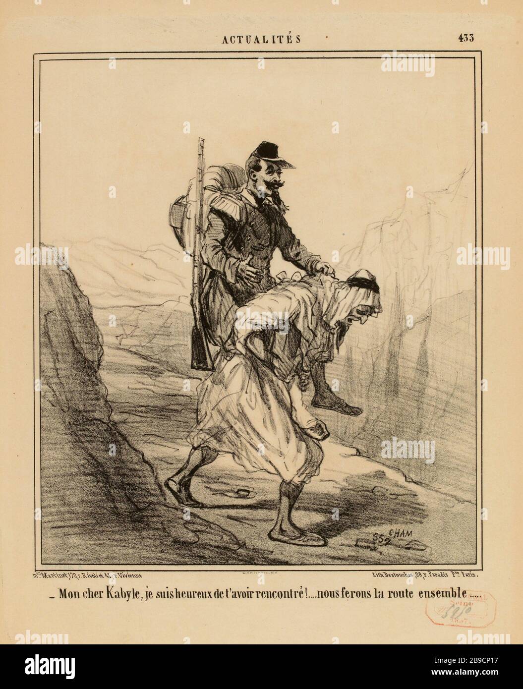 - Kabyle, caro, sono lieto di avervi incontrato! [...]. / 433 (titolo registrato) | Notizie (sotto tutti). Foto Stock