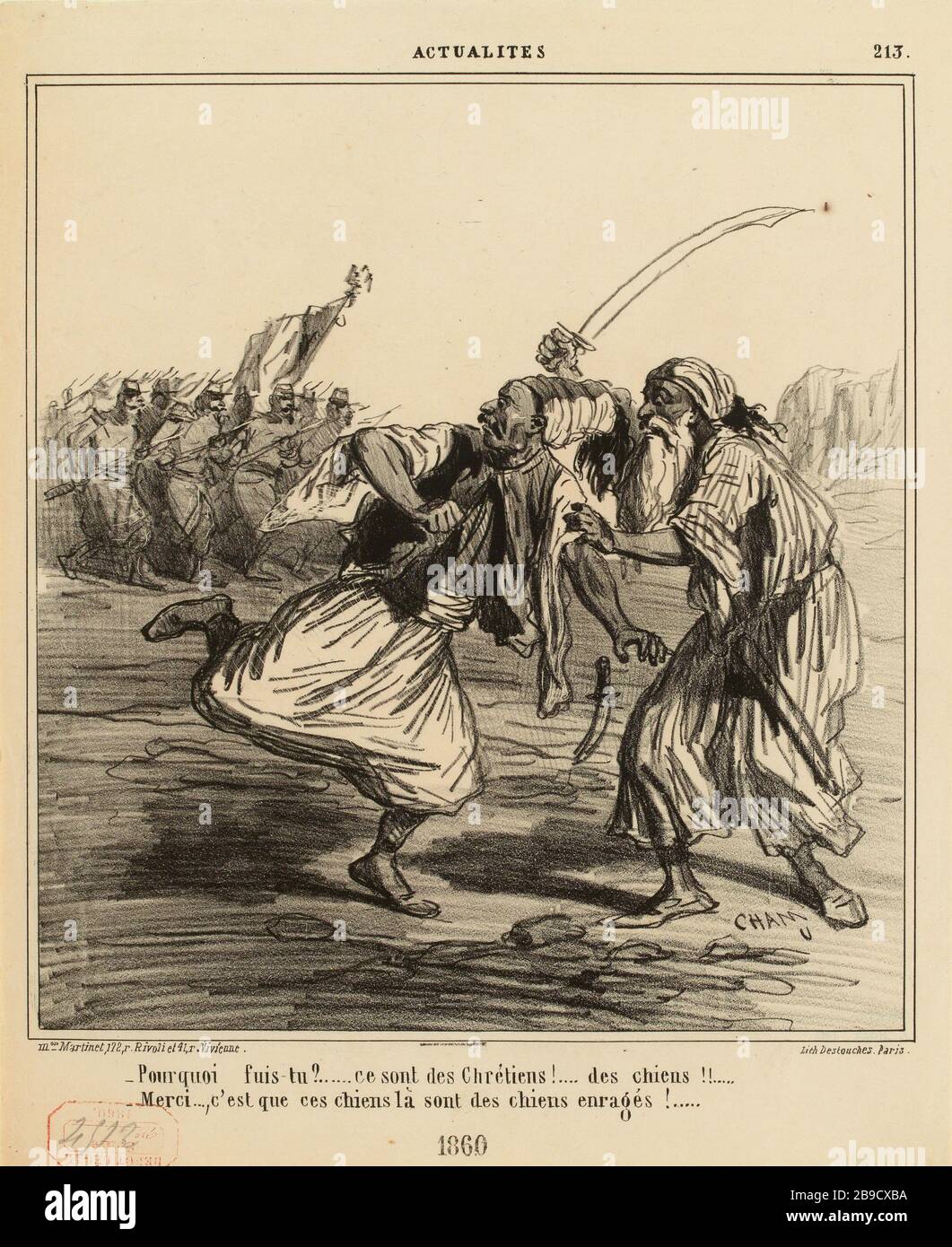 Perché fuggire? .... sono cristiani .... Cani !!! .... / grazie ... è che questi cani ci sono cani rabbia ..... (parte del titolo)! | News. (nel complesso) Foto Stock