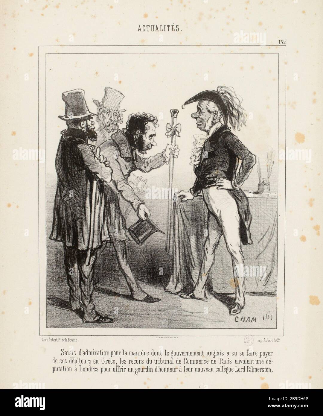 News / 132 / sequestrato con ammirazione Paour come il governo è riuscito ad ottenere pagato dai suoi debitori in Grecia [...] (come elencato) |. Notizie (1850) (nel suo insieme) Foto Stock