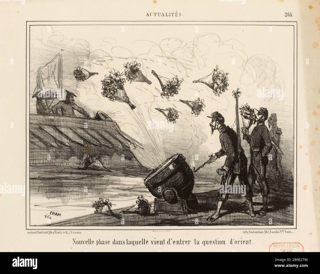 . News / 266. / Nuova fase in cui è appena entrato la domanda orientale (come elencato) |. Notizie (1856) (nel suo insieme) Foto Stock