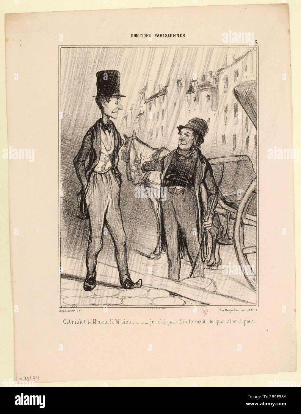 Cabriolet è m'sieu, è m'sieu [...] / N ° 8 Foto Stock