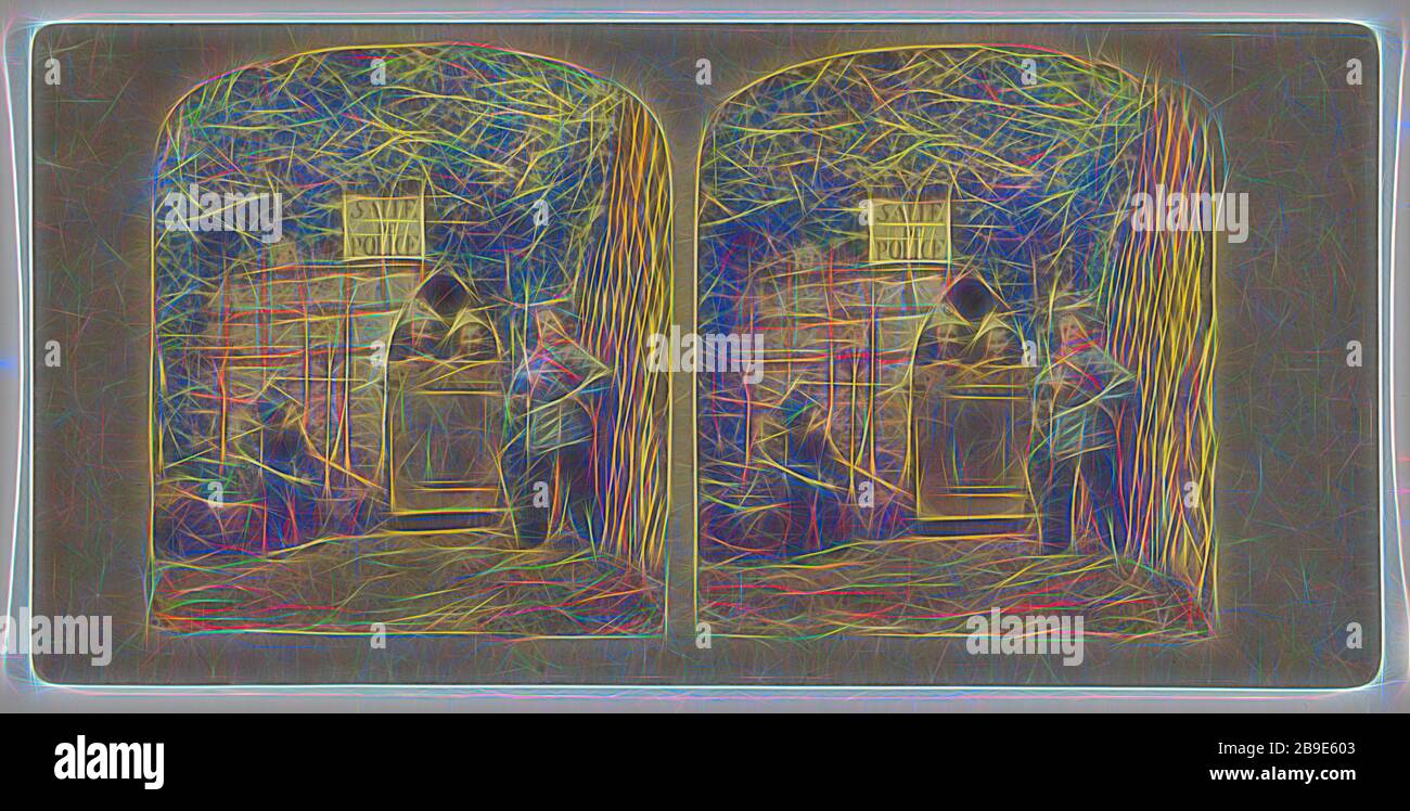 Enfants, francese, circa 1865, stampa d'argento con albume a mano Foto Stock