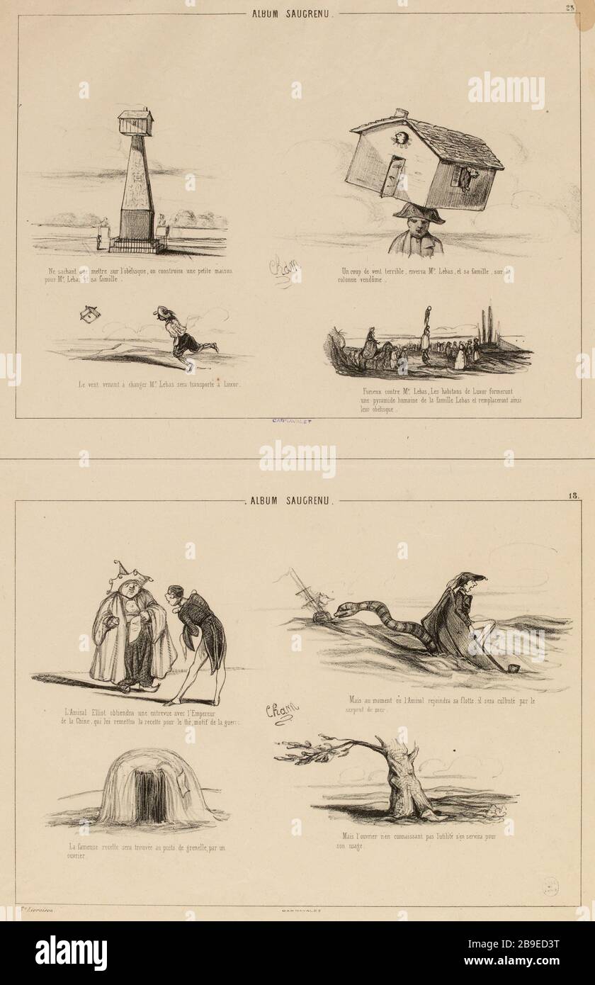 Album assurdo. 4. pannello (titolo fittizio) |. Album assurdo (nel complesso) Foto Stock