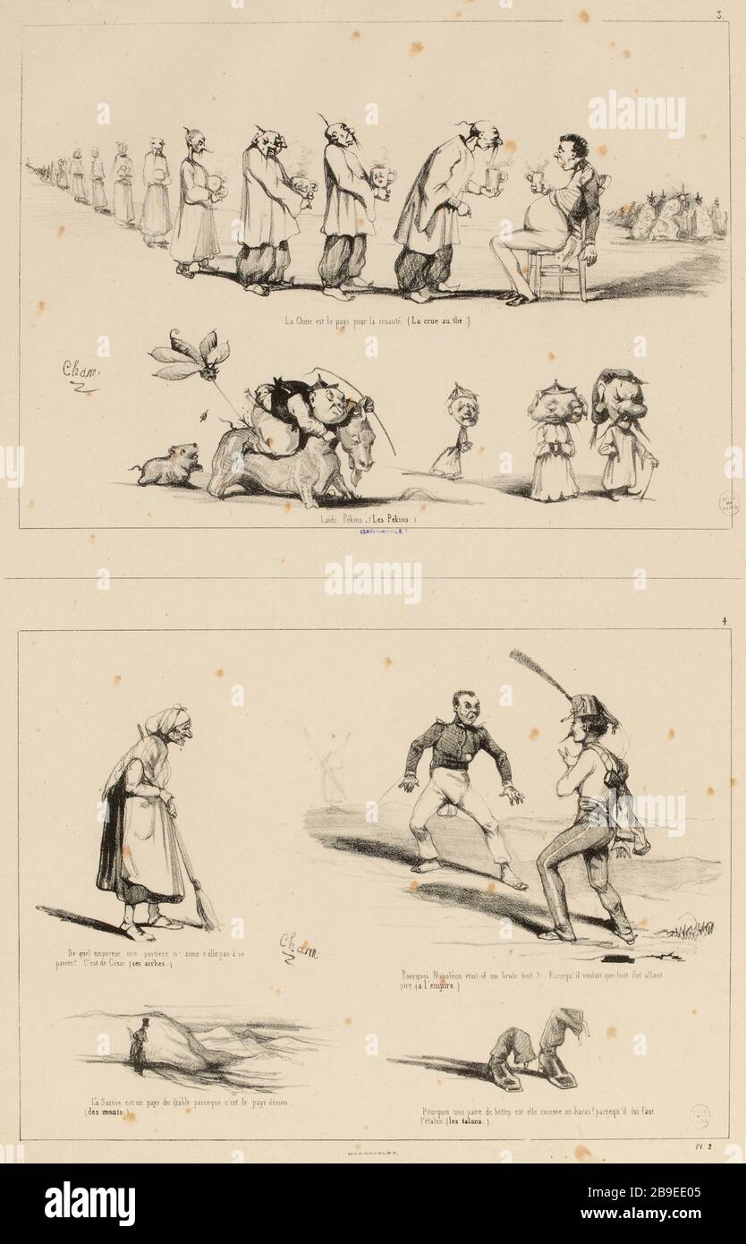 Puns in azione. / Pl 2. (Titolo fittizio) | Puns in azione (nel suo insieme). Foto Stock