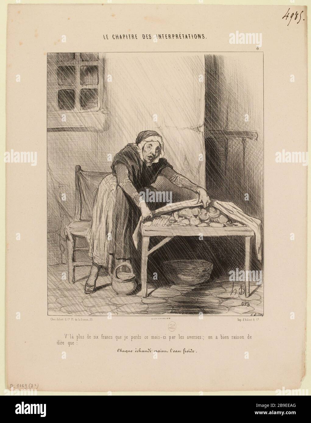 Blowin più di sei franchi [...] Foto Stock