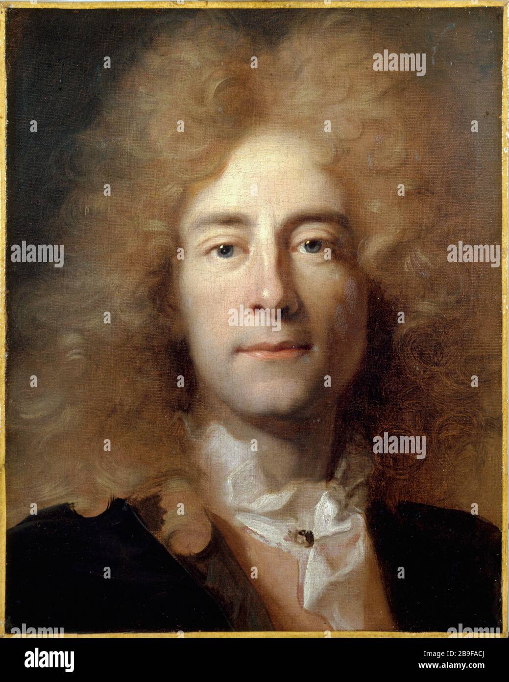 RITRATTO DI UOMO Hyacinthe Rigaud (1659-1743). 'Portrait d'homme'. Huile sur toile. Parigi, musée Carnavalet. Foto Stock