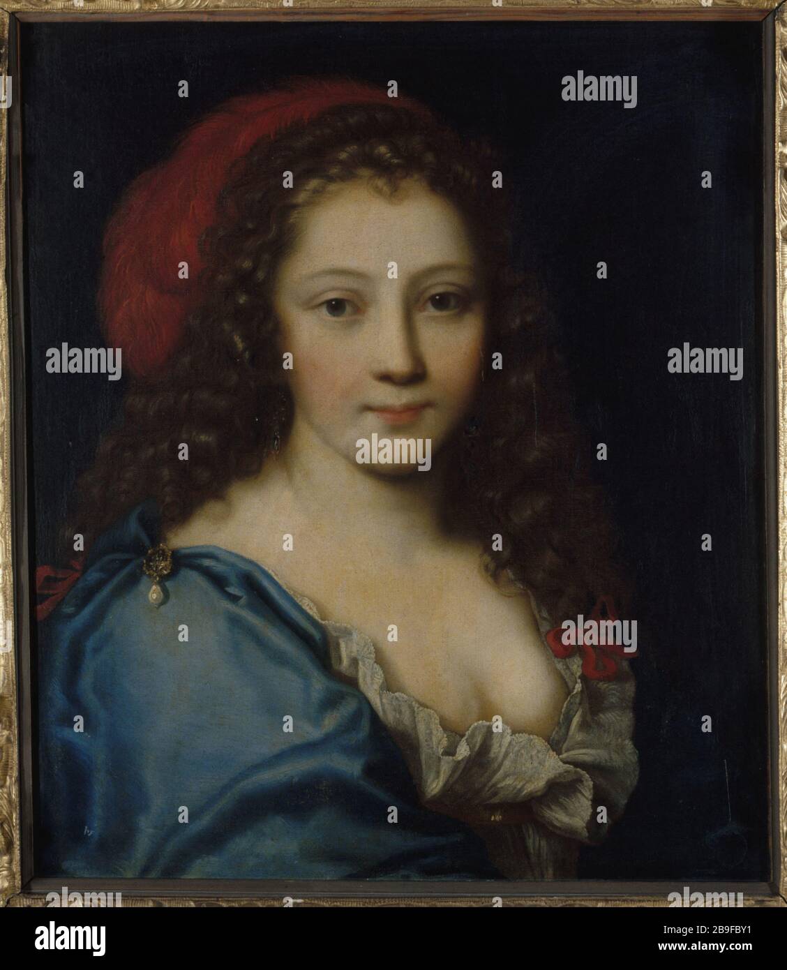 RITRATTO DI UNA SIGNORA Nicolas Mignard (1606-1668). 'Portrait de femme'. Huile sur toile. Parigi, musée Carnavalet. Foto Stock