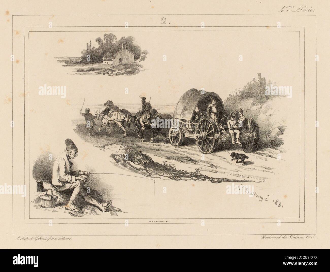 2 della quarta serie di Fantasy, 1831. (titolo fittizio) Foto Stock