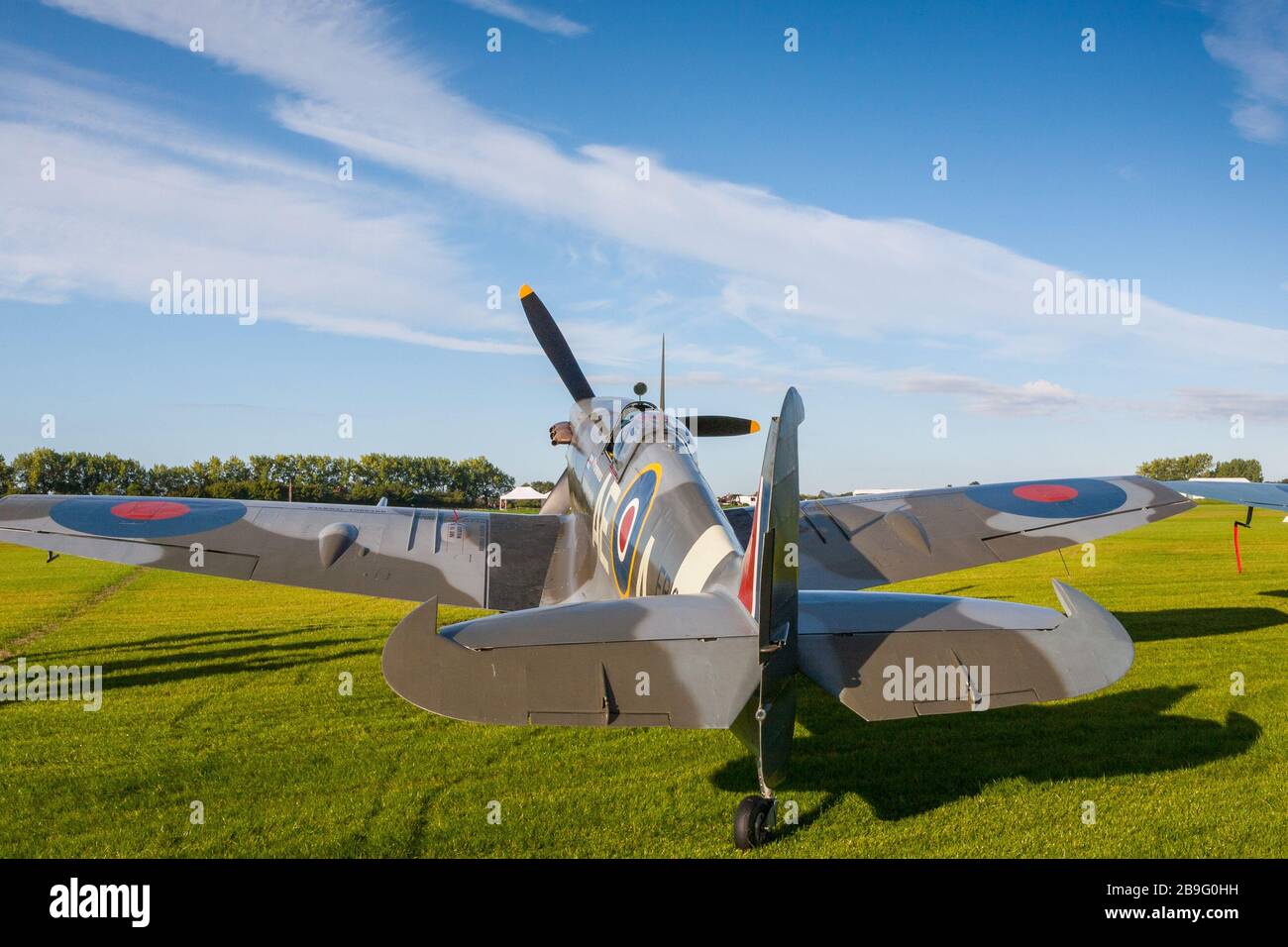 Supermarine Spitfire Mk IX MH434, Goodwood Revival 2018, West Sussex UK Foto Stock