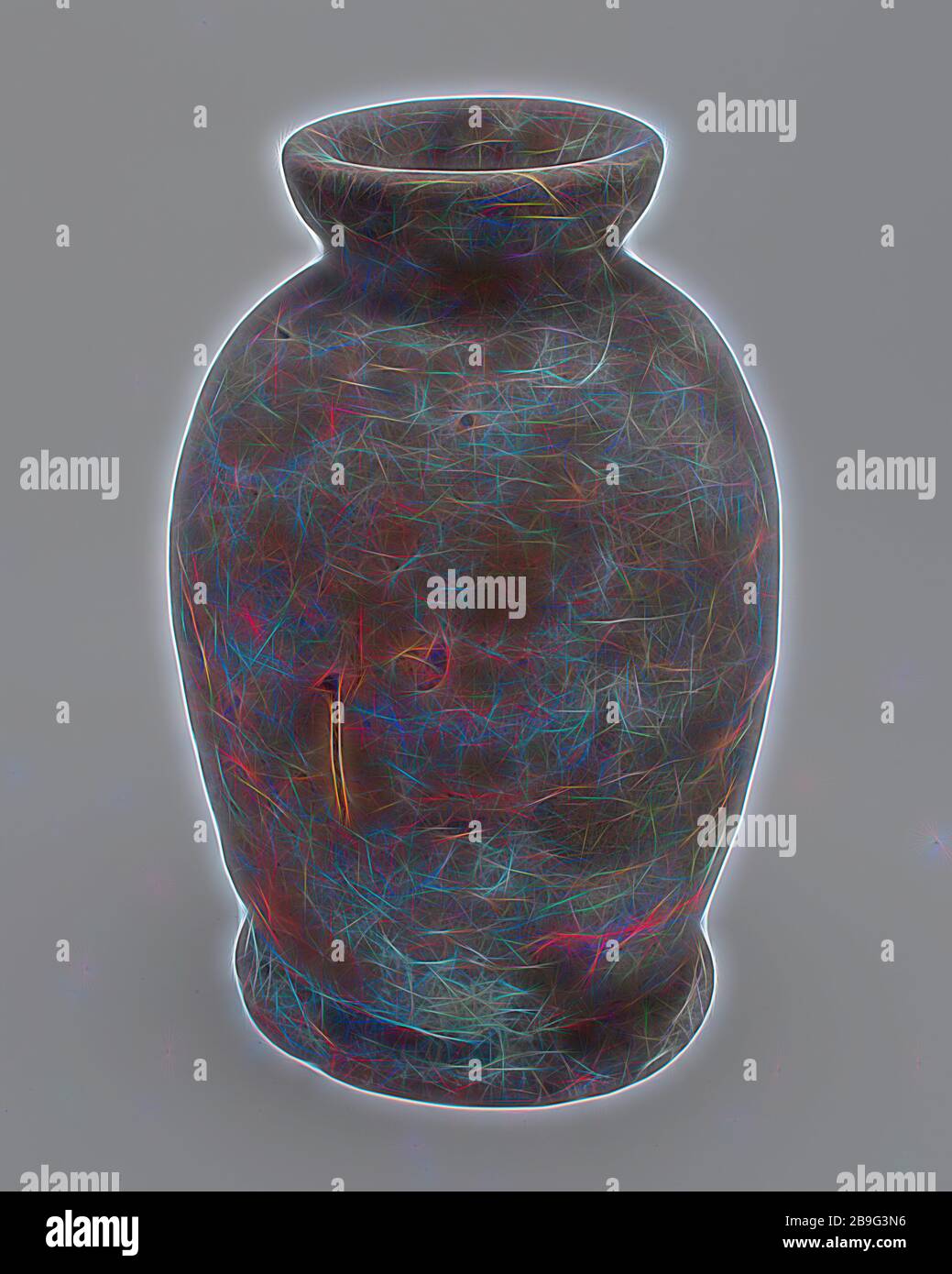 Vaso in ceramica su supporto, balaustra forma, è stato usato nella industria dello zucchero, zucchero pot pot titolare trovare terreno terracotta ceramica smalto smalto di piombo, girate a mano terracotta invetriata pot su supporto. Balaustra di forma rotonda con la spalla e il collo stretto l'apertura. Spessore bordo di rigonfiamento del collo. Mandrini Fuzzy sotto la spalla. Red shard interno grande vetrata smalto macchia sulla parete laterale. Qui i coni di zucchero sono stati realizzati archeologia terracotta indigeni dolciumi a base di zucchero industria dello zucchero Foto Stock