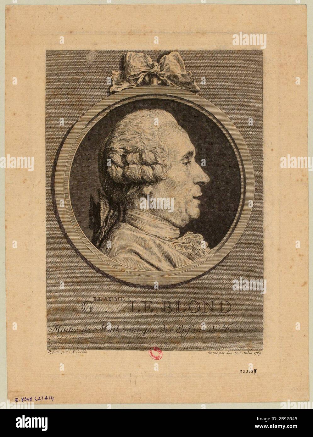 Guillaume le Blonde, Enfans of Mathematics master of France (titolo fittizio) Foto Stock