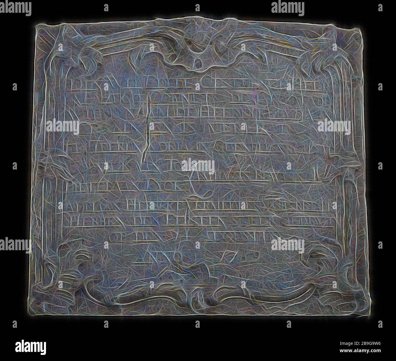 Facciata di pietra con Hugo cornette de Groot ... 1759 prima pietra, rivolta verso la prima pietra scultura di pietra edilizia scultura in parte in pietra scolpita, carni macinate rettangolare con telaio ornata e testo in altorilievo. Hardsteen Den Weledele Strenge Sig. Il sig. Hugo cornette de Groot nel cui nome il Heerlykheyd van Cralingen è perso l'Heeren Adriaan Schout Guenellon Cornelis Van Tol & Pieter van Eyck artigiani Adriaan Herbert Vermeulen F. Segretario hanno Den Eersten Steen jotted il 14 di agosto Anno 1759 Rotterdam Kralingen Kralingen-Crooswijk Oriente artigianato Gravenweg Heerlijkheid cornette de Groot Possib Foto Stock