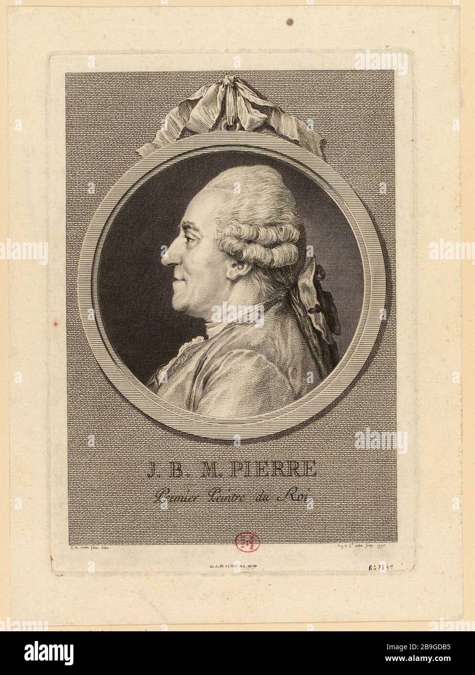 Jean-Baptiste Marie Pierre (1714-1789), primo pittore del re (titolo fittizio) Foto Stock