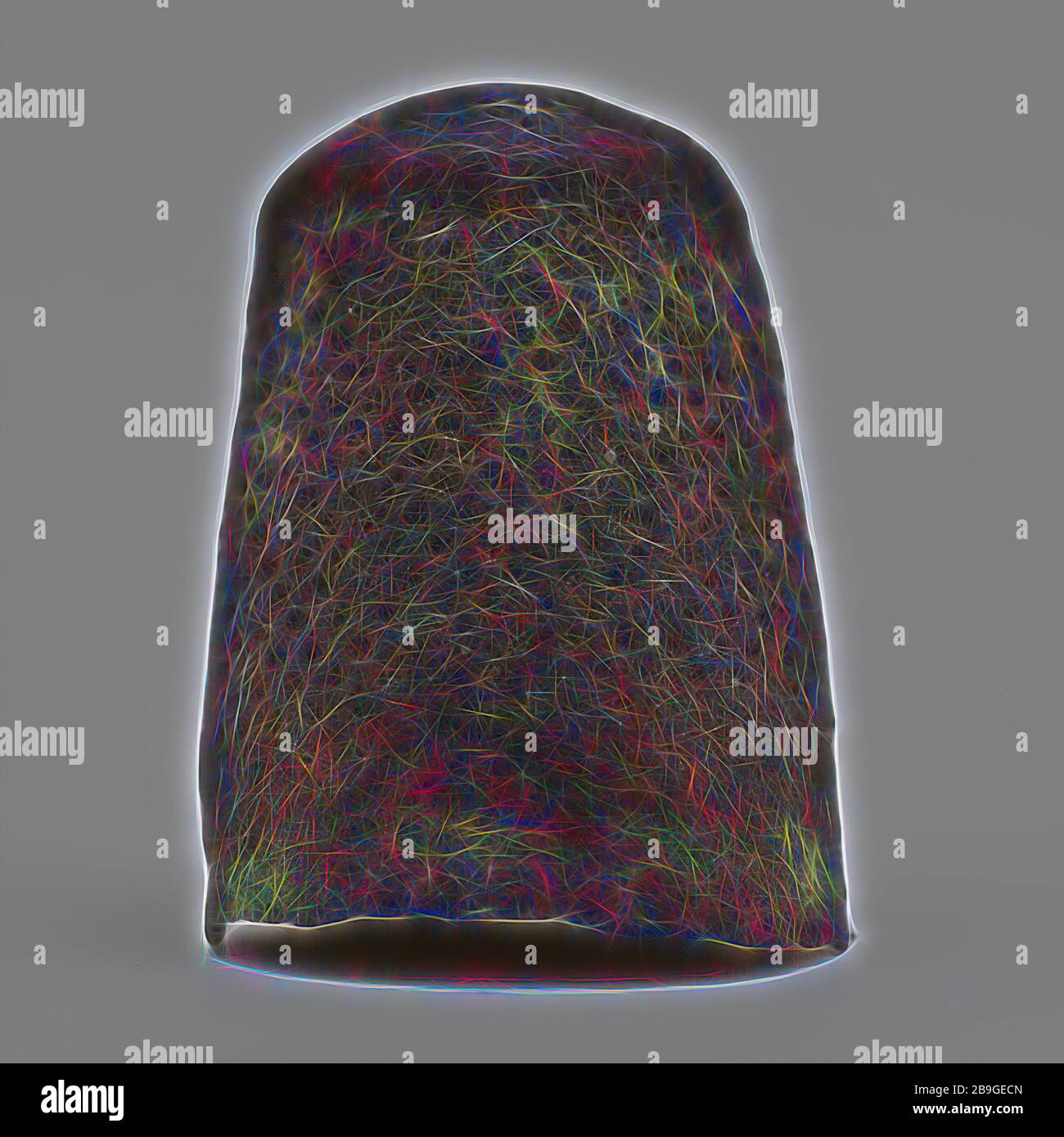 Ditale pressato in rame, kit di cucitura ditale suolo trova rame metallo, pressato rame ditale pressato con pozzi archeologia Rotterdam traforo ferroviario seamstress cucito tessile lavorazione abbigliamento ago e filo riparazione suolo scoperta: Traiettoria galleria ferroviaria Rotterdam Foto Stock