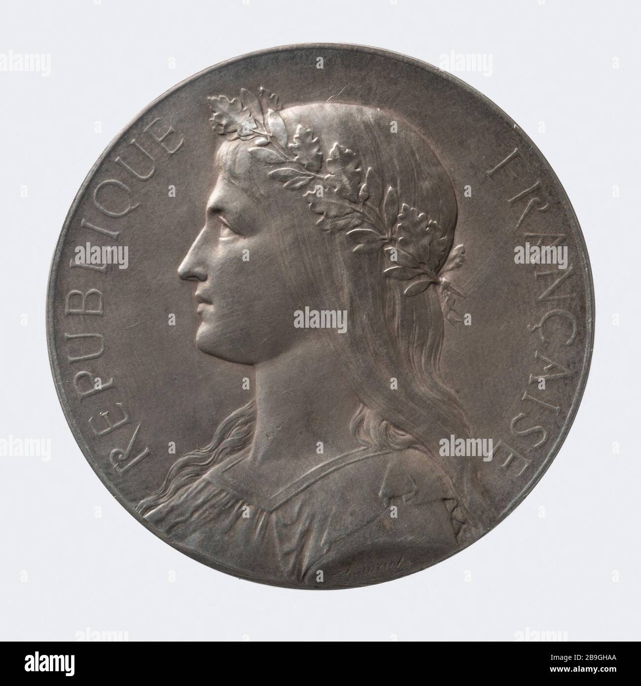 Consiglio di Parigi Tribunale industriale per i tessuti Alfred Borrel (1836-1927). "Conseil des Prud'hommes de Paris pour les tissus", vers 1890. Parigi, musée Carnavalet. Foto Stock