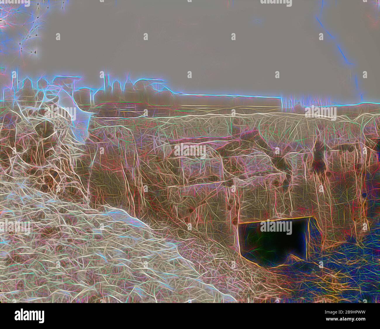 Militare treno di luce sulla tomba di giudici, 1918. 1918, Gerusalemme, Israele Foto Stock