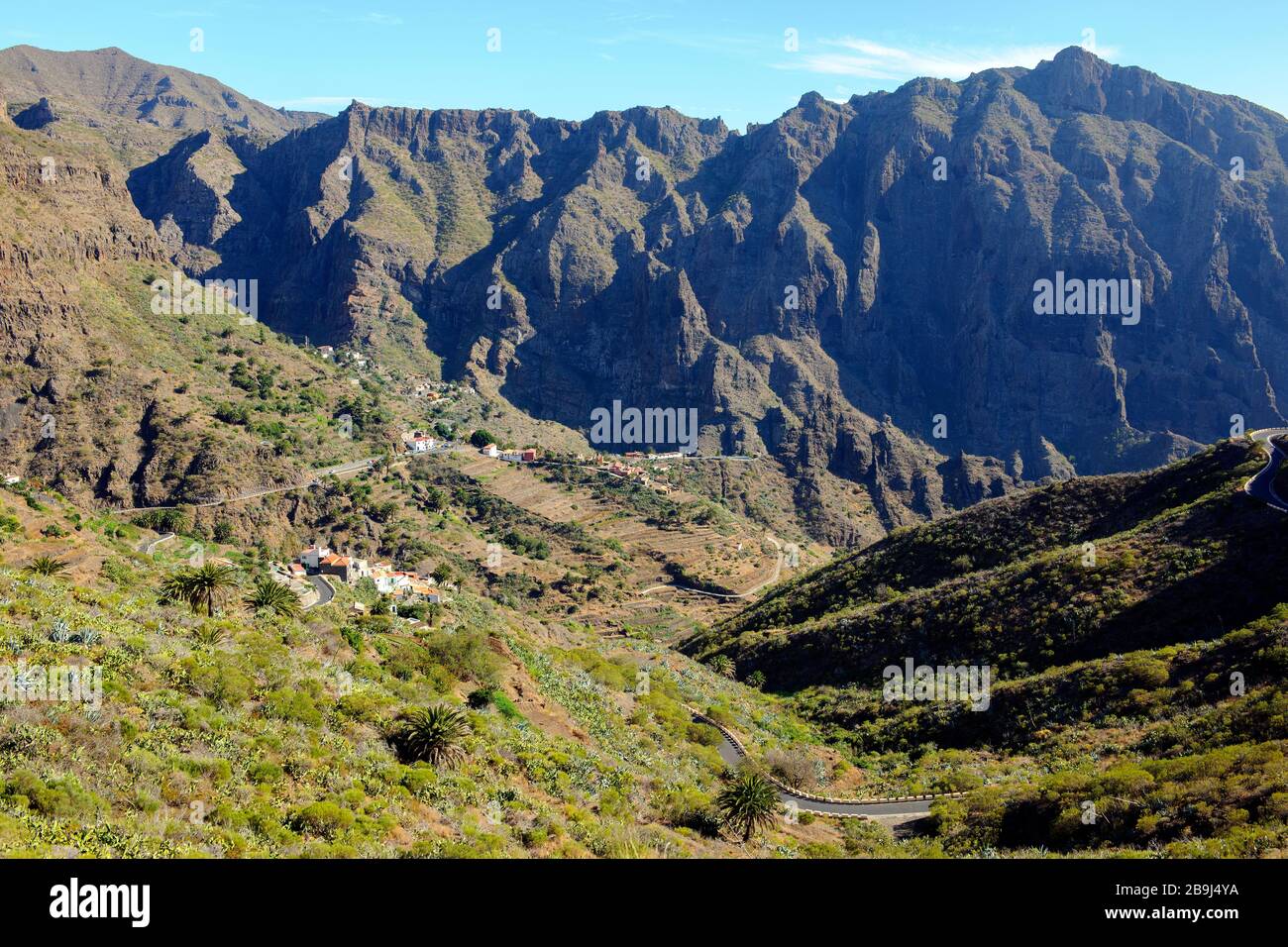 Tenero Masca Schlucht, Tenerife, canyon Masca Foto Stock