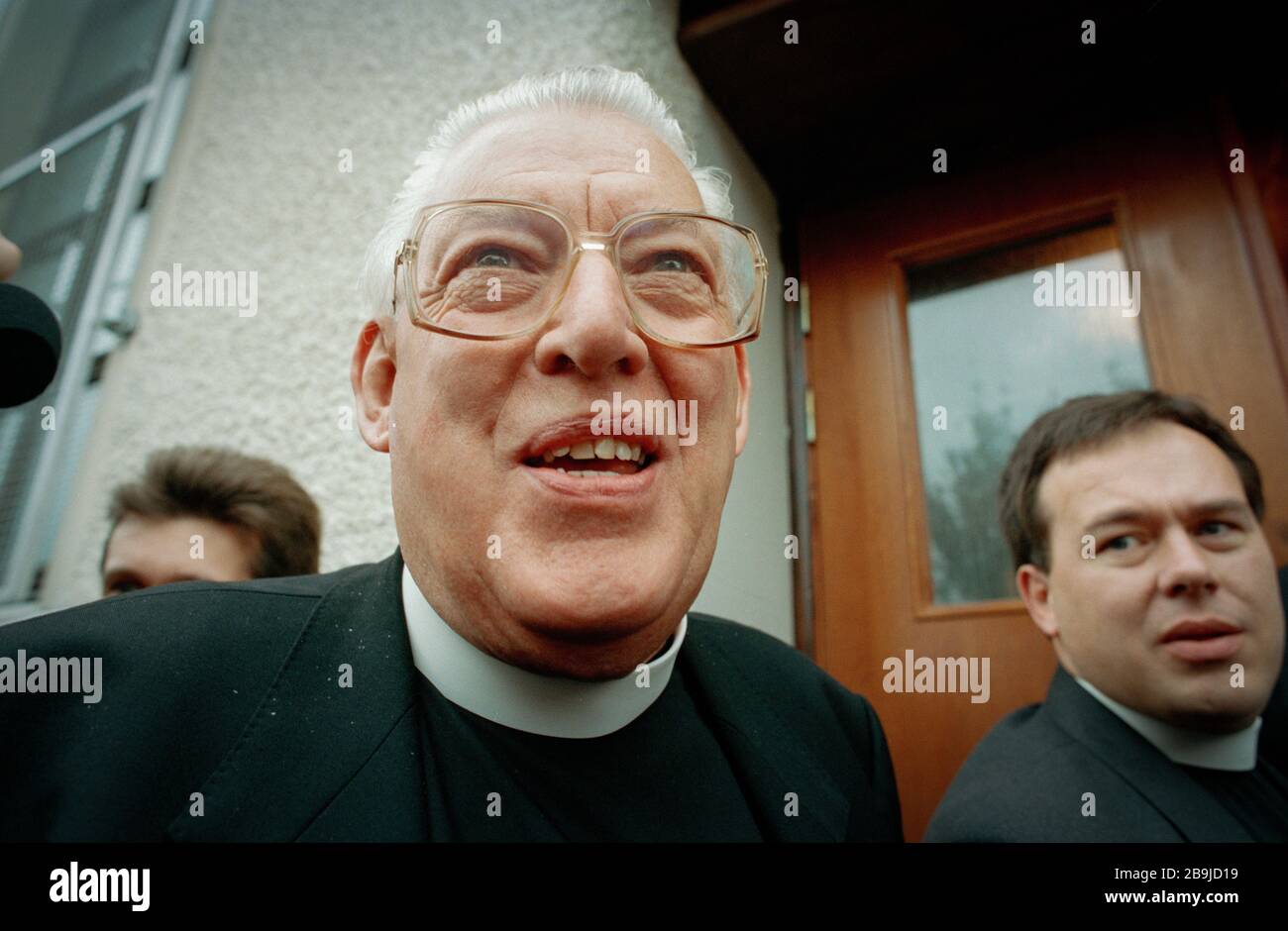 Rev Ian Paisley, a Rutherglen, Glasgow, Scozia. Foto Stock