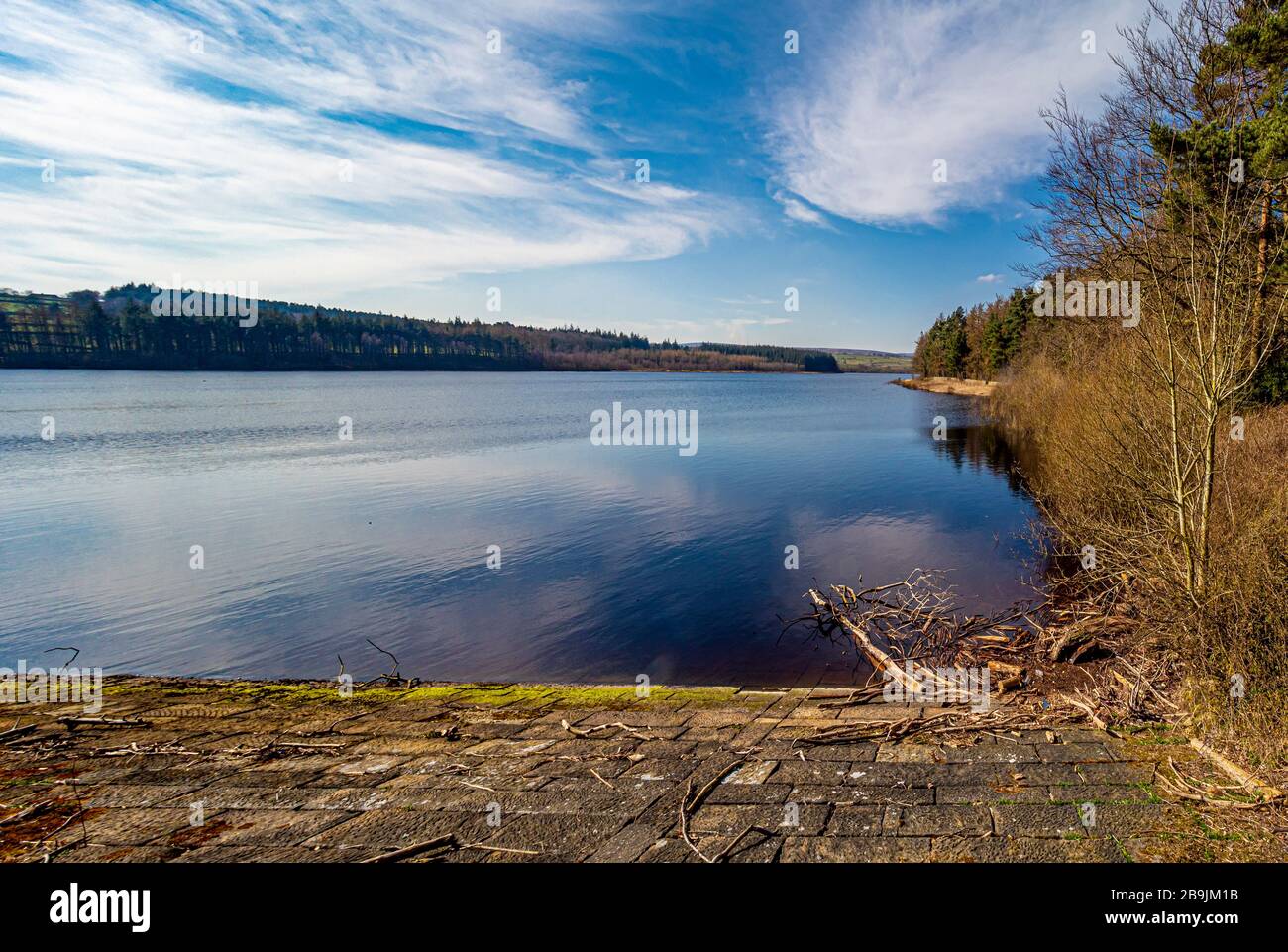 Fewston Reservoir, North Yorkshire, Regno Unito. Foto Stock