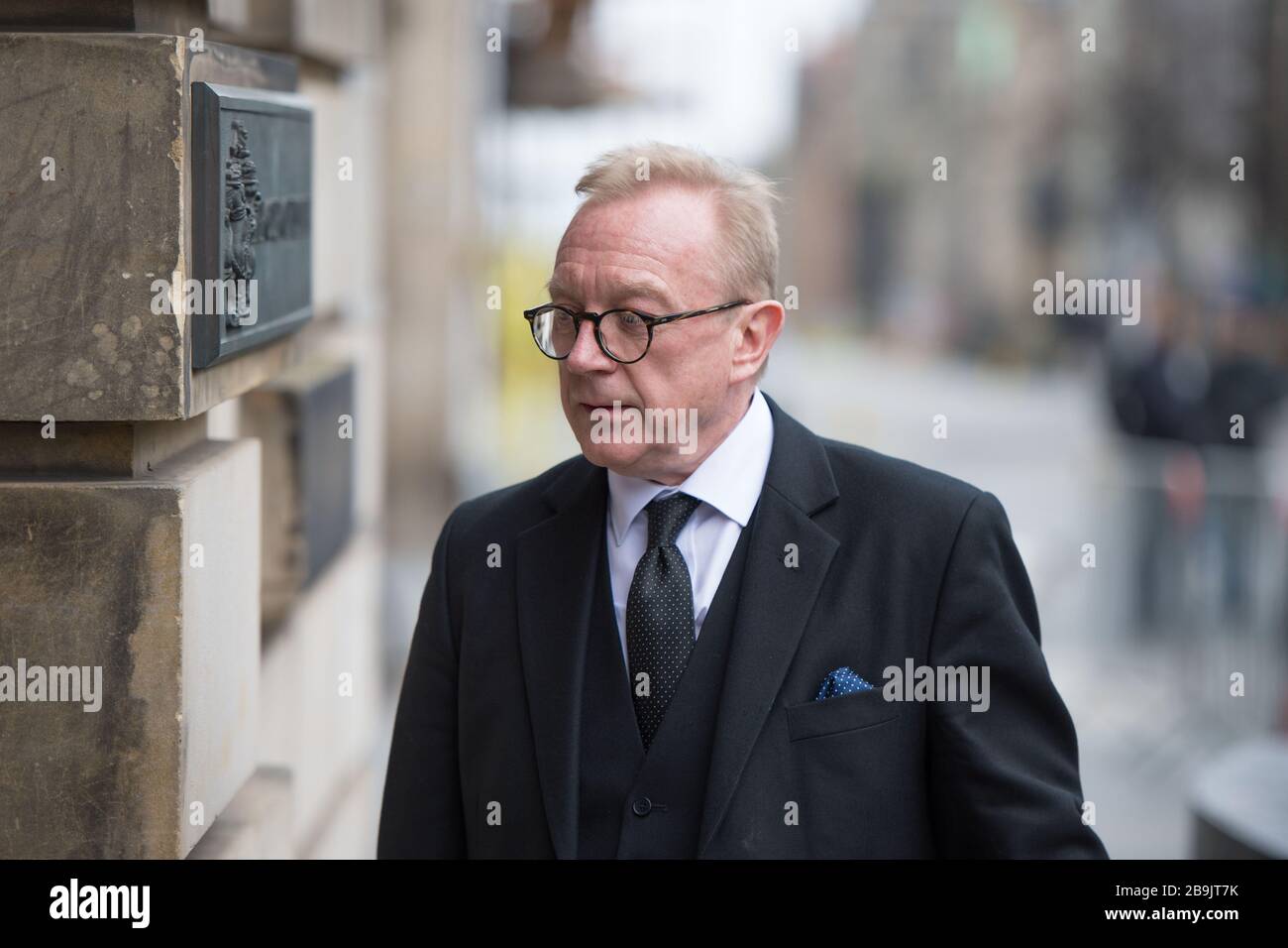 Edimburgo, Regno Unito. 23 marzo 2020. Nella foto: Alex Prentice QC - Corona Procuratore nel processo Alex Salmond. Foto Stock Edimburgo, Regno Unito. 23 marzo 2020. Nella foto: Alex Prentice QC - Corona Procuratore nel processo Alex Salmond. Foto Stock