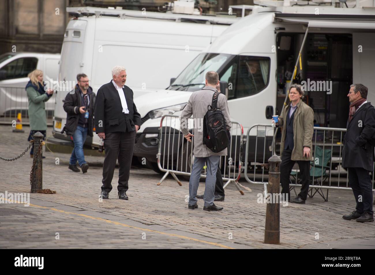 Edimburgo, Regno Unito. 23 marzo 2020. Nella foto: Gordon Jackson QC, Lead Defense per Alex Salmond. Foto Stock