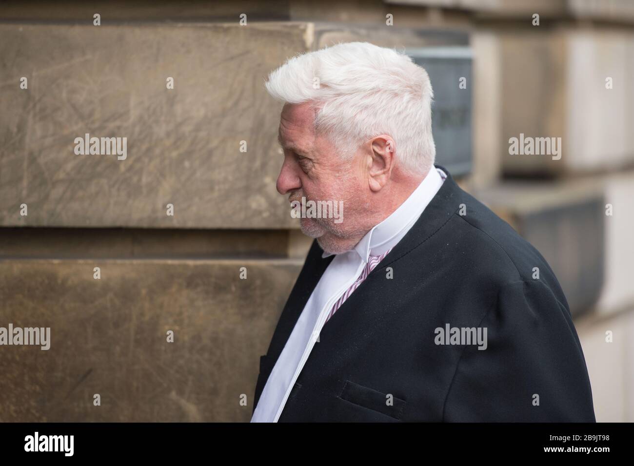 Edimburgo, Regno Unito. 23 marzo 2020. Nella foto: Gordon Jackson QC, Lead Defense per Alex Salmond. Foto Stock