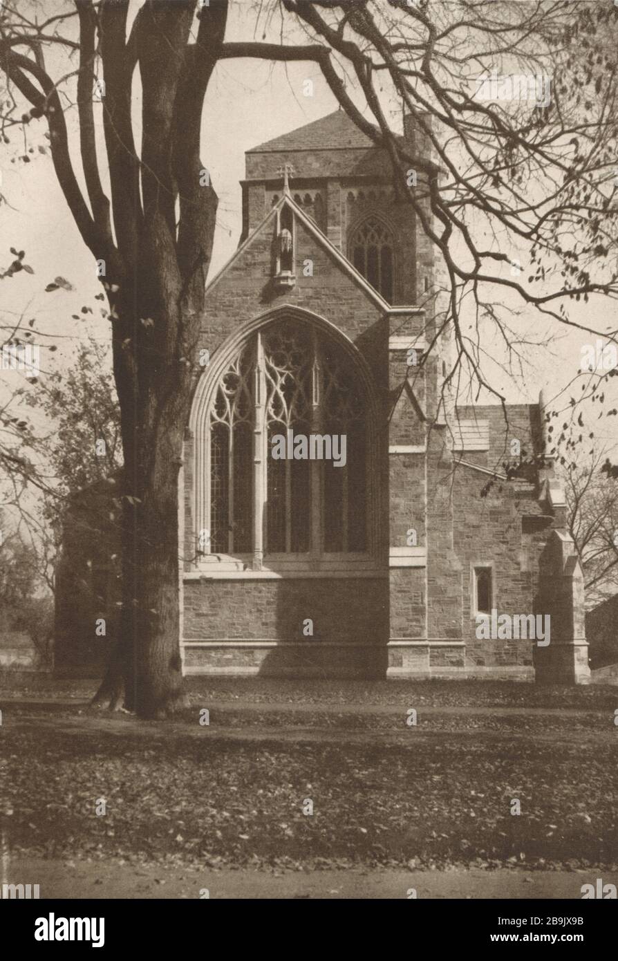 Chiesa di San Michele, Litchfield, Connecticut. Rossiter & Muller, Architetti (1922) Foto Stock