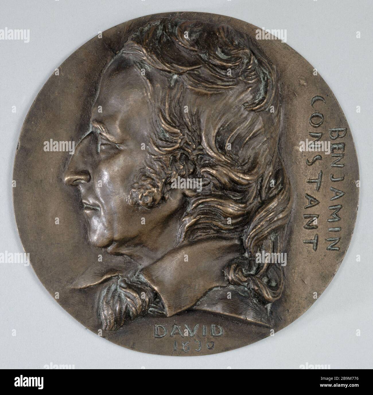 Benjamin costante Pierre-Jean David d'Angers (1788-1856). "Benjamin Constant". Parigi, musée Carnavalet. Foto Stock