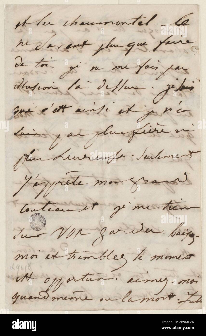 Gennaio 26 9 Mercoledì mattina? [1848] Foto Stock