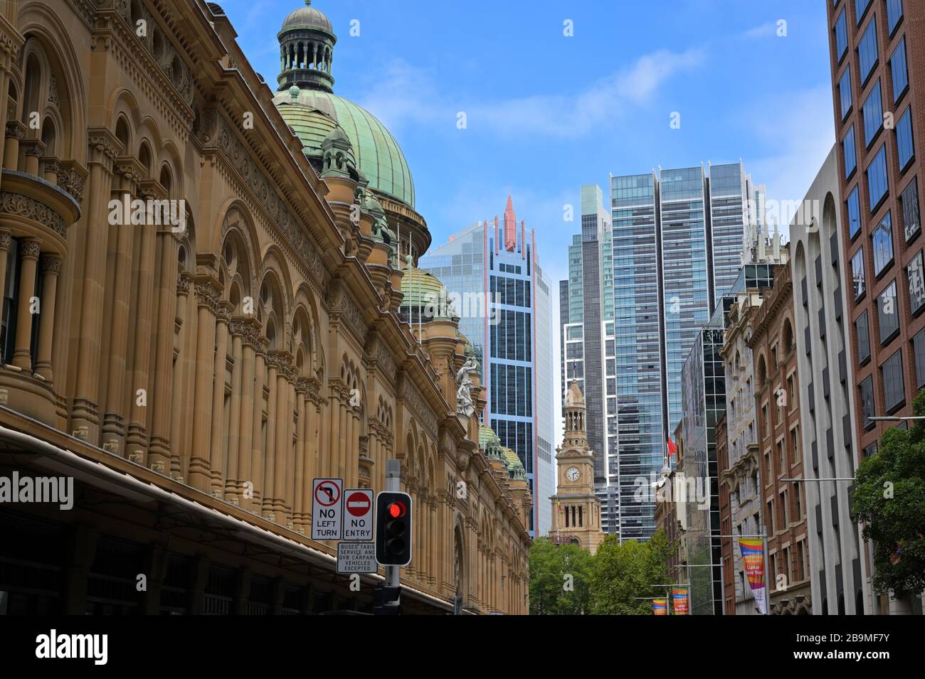 Il bellissimo centro commerciale Queen Victoria, Sydney AUS Foto Stock