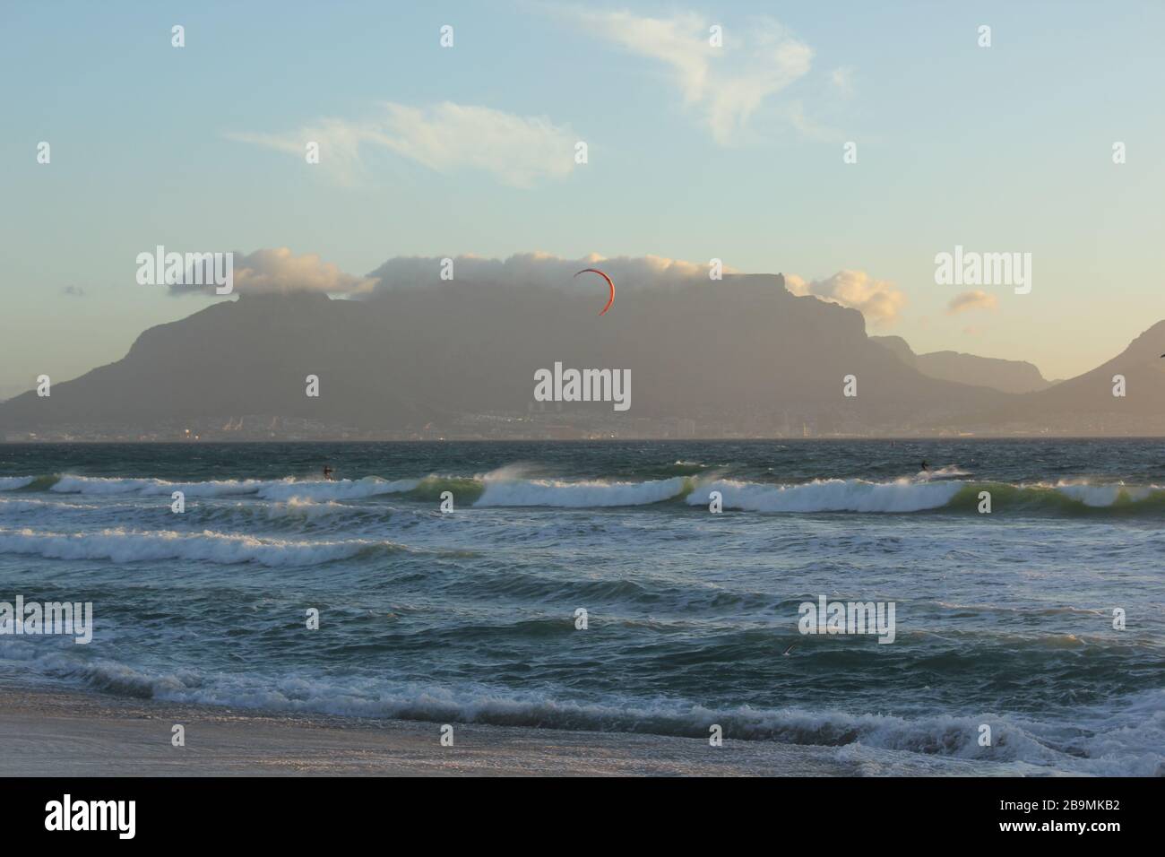 Table View spiaggia Foto Stock