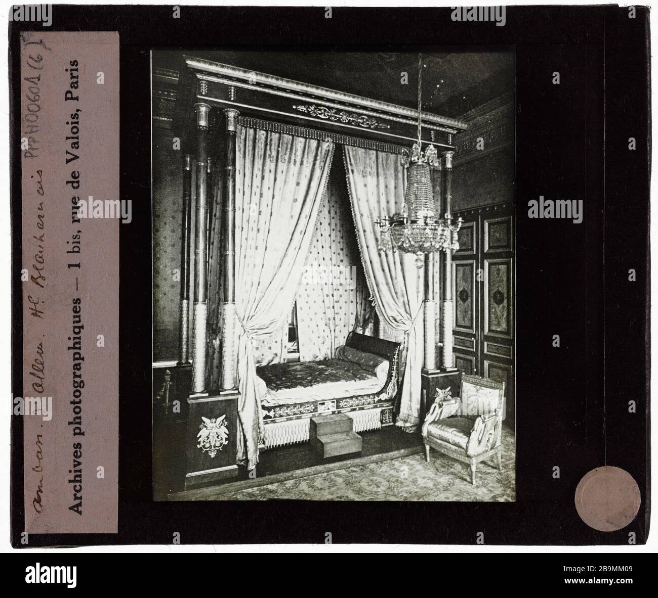 Mobili. Hotel Beauharnais Mobilier. Hotel Beauharnais. Fotografie di Jacques-Ernest Bulloz (1858-1942). 1900-1930. Musée des Beaux-Arts de la Ville de Paris, Petit Palais. Foto Stock