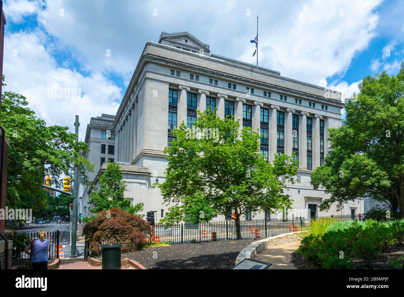 Palazzo della Corte Suprema di Virgina atRichmond Virginia la capitale del governo del commonwealth della virginia Foto Stock