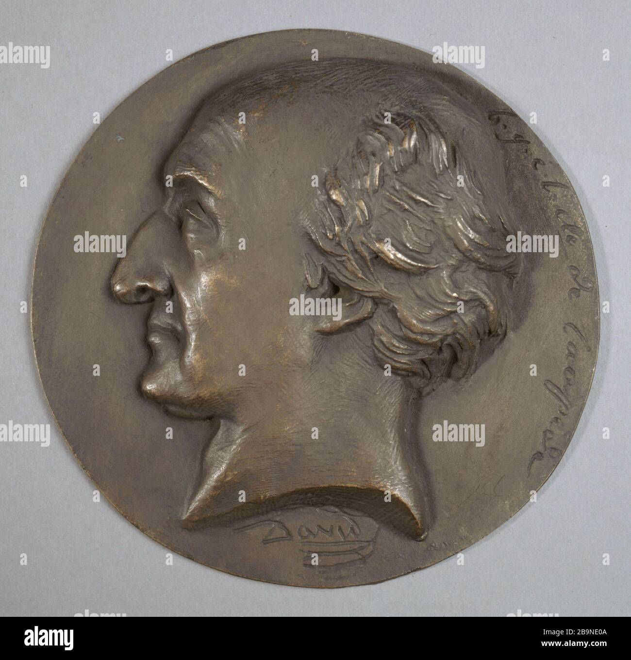 LACEPEDE Pierre-Jean David d'Angers (1788-1856). "Lacépède". Parigi, musée Carnavalet. Foto Stock