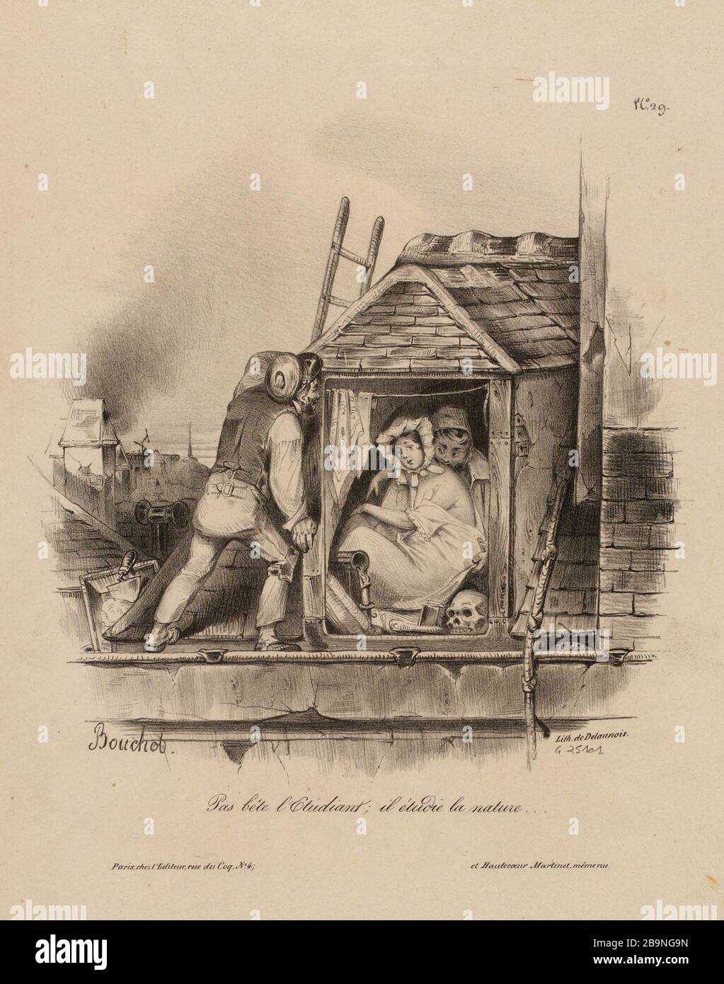 29 / non stupido studente, ha studiato natura (titolo registrato) | morale nascosta (1831) (nel suo complesso) Foto Stock