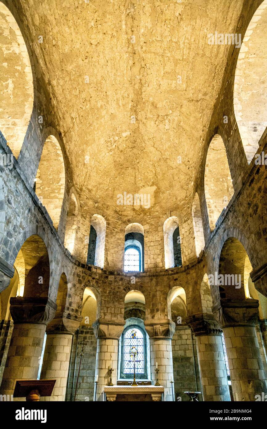 Interno della Cappella di Norman St John all'interno della Torre di Londra, Londra, Regno Unito Foto Stock