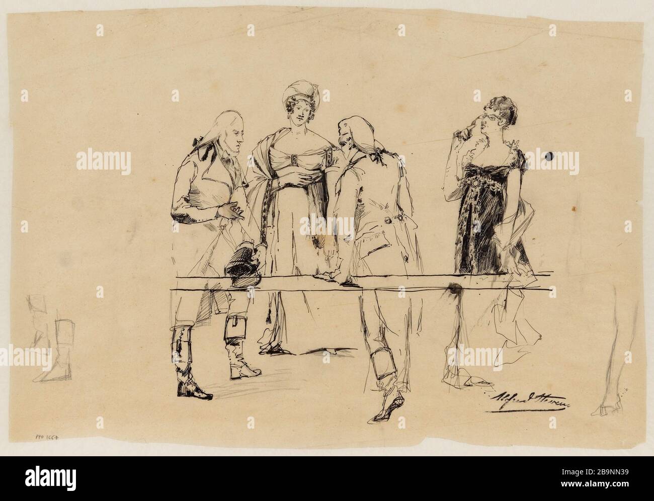 Studio per Panorama Century Foto Stock