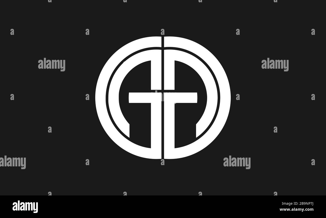 Modello di logo OAG, OGA, GOA Initial Letters, logo monogramma Professional Letters sullo sfondo. Logo mirror AG. Illustrazione Vettoriale