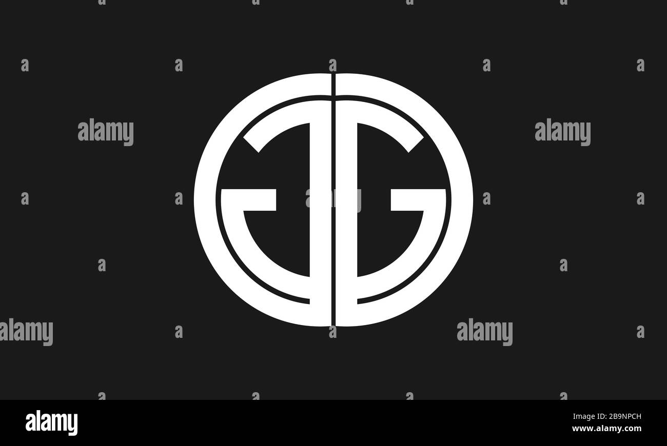 O , DG , GD , lettera di ODG con la tipografia moderna creativa. Logo astratto monogramma Illustrazione Vettoriale