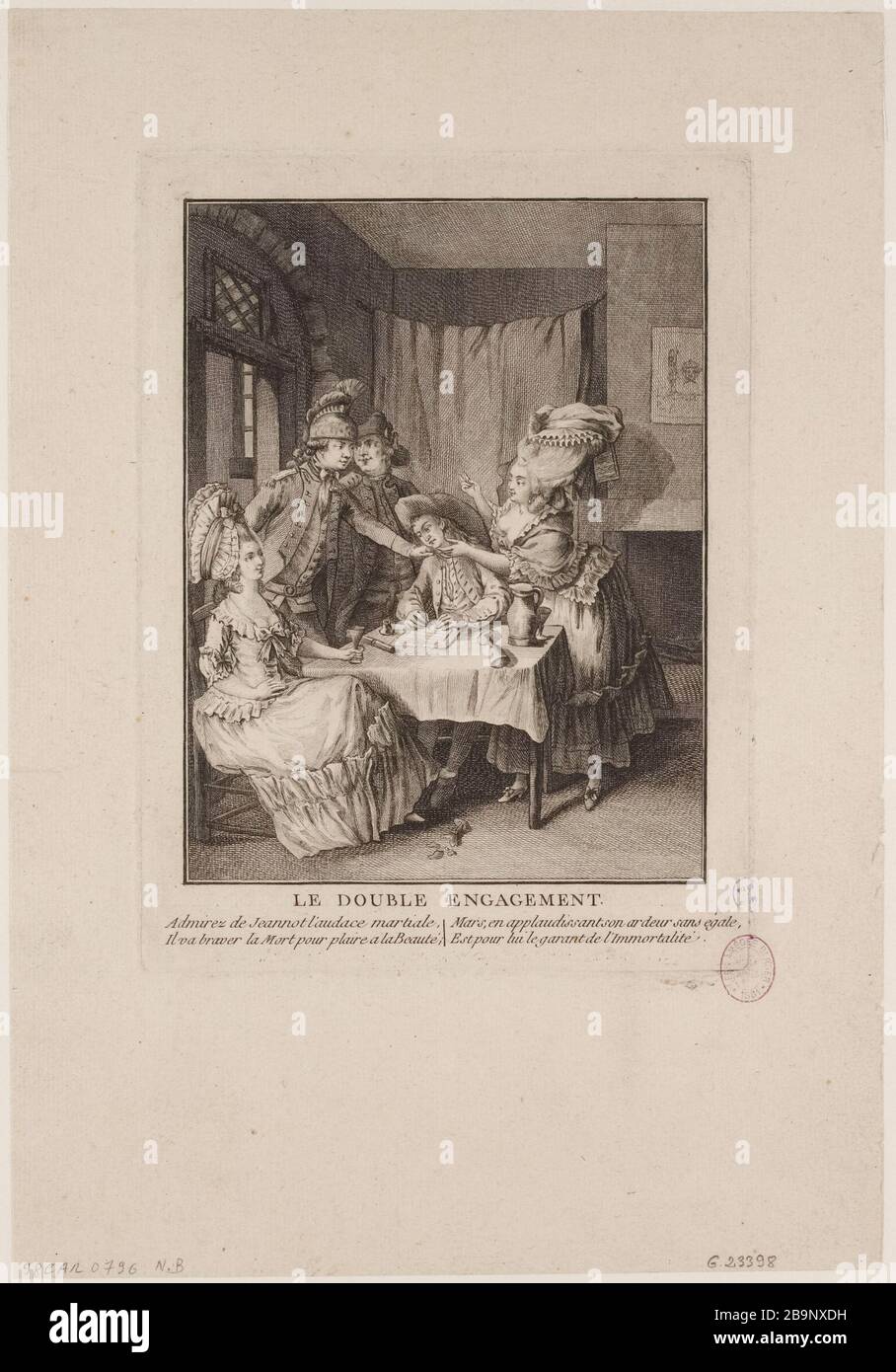 Il duplice impegno. Foto Stock