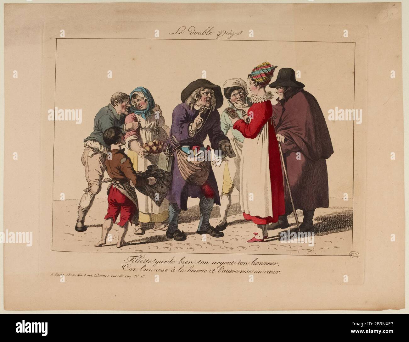 La doppia trappola Foto Stock