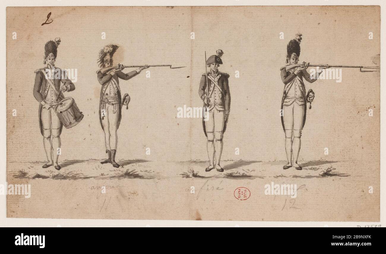 formazione militare. Foto Stock