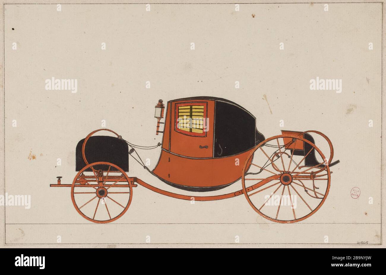 23 / Diligence gooseneck / Auto equitazione (T.1) Foto Stock